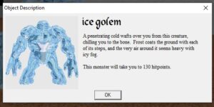 Ice Golem Meridian59 NZ